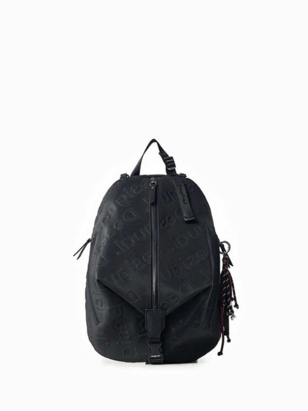 Desigual Convertible Backpack with Large Logo Black NWT